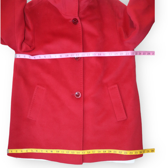 Cinzia Rocca Angora Wool Coat Size 14 - Picture 5 of 10